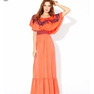 T-Bags Knit Off-the-Shoulder Maxi Dress Size M